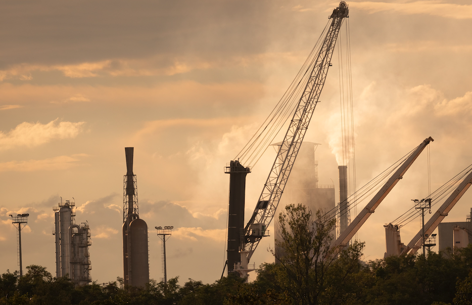 limpeza em industria com um fim de dia