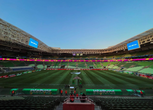 allianz parque gramado do estadio, a arena sediou evento de limpeza e facilities da rl