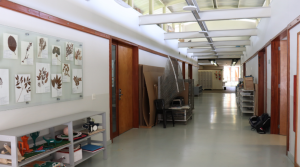 Corredor após limpeza profissional dos laboratórios do Fundamental 1 e 2 do Colégio Santa Cruz, onde a RL ajudou a ter economia